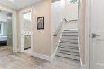 Heading upstairs